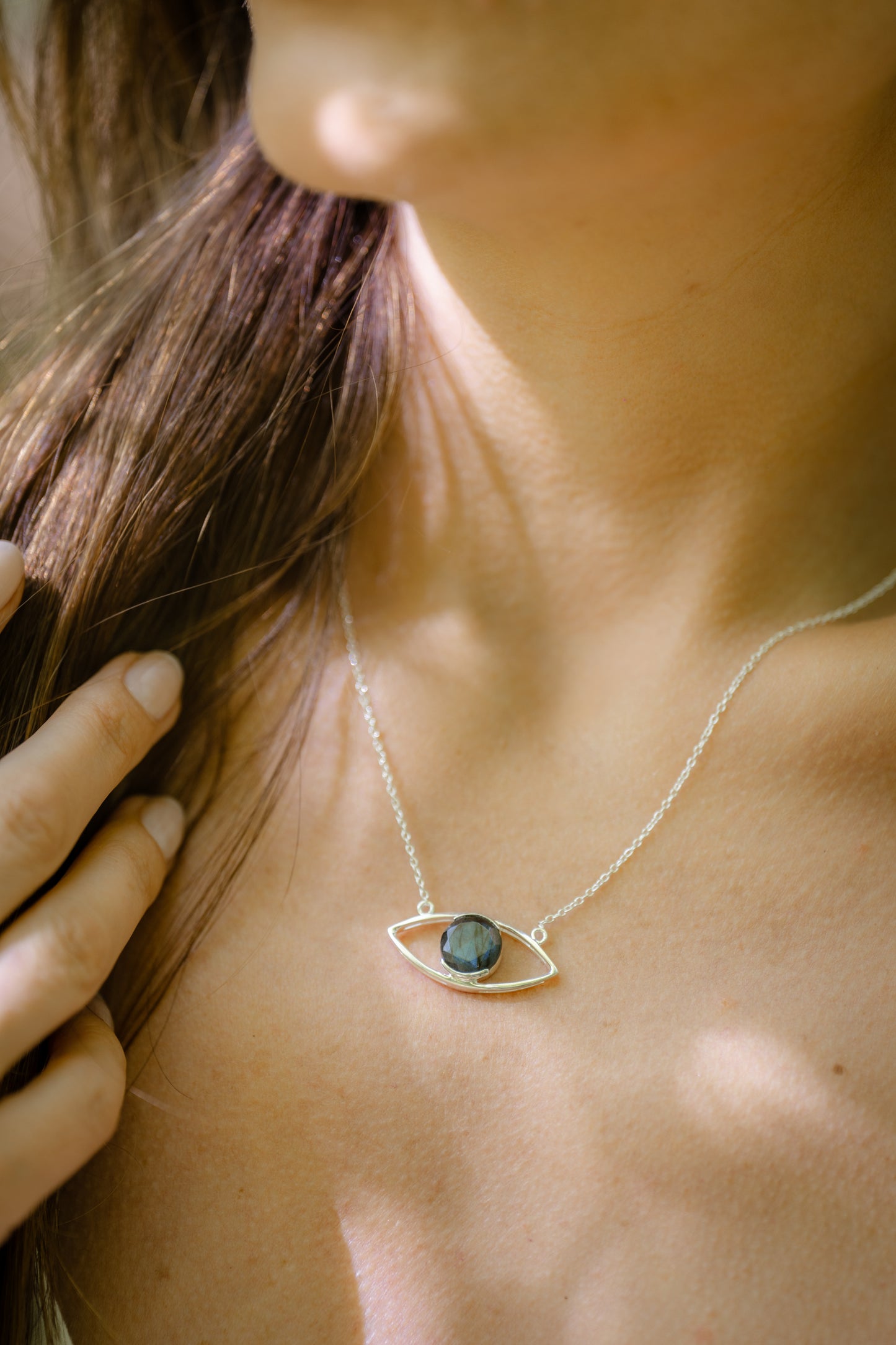 Third Eye Silver Necklace - A Talisman of Vision, Intuition & Inner Knowing