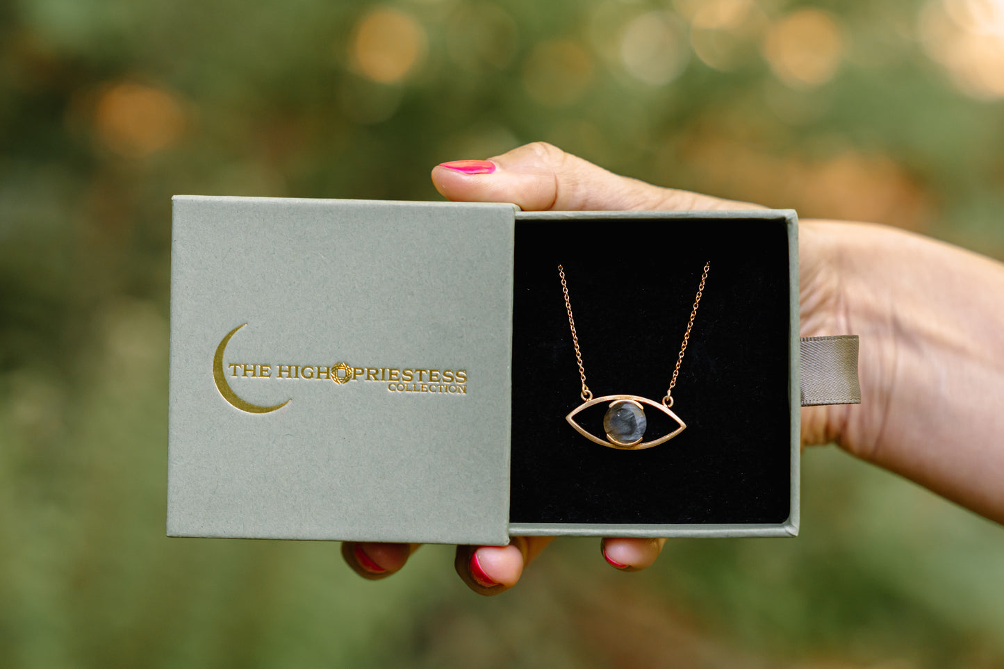 Third Eye Gold Necklace - A Talisman of Vision, Intuition & Inner Knowing