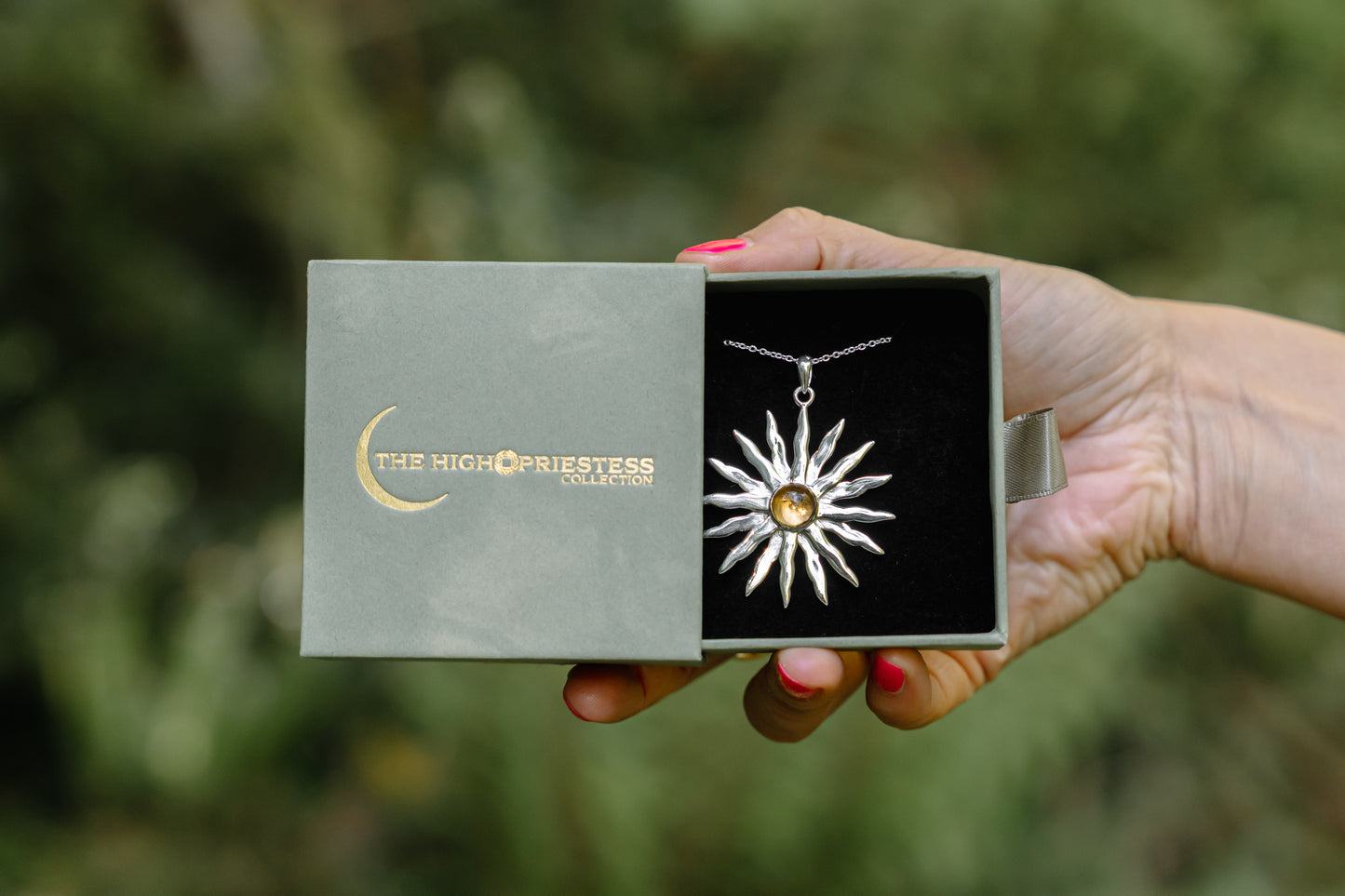 The Sun Silver Necklace - A Talisman of Radiance, Joy & Creative Power