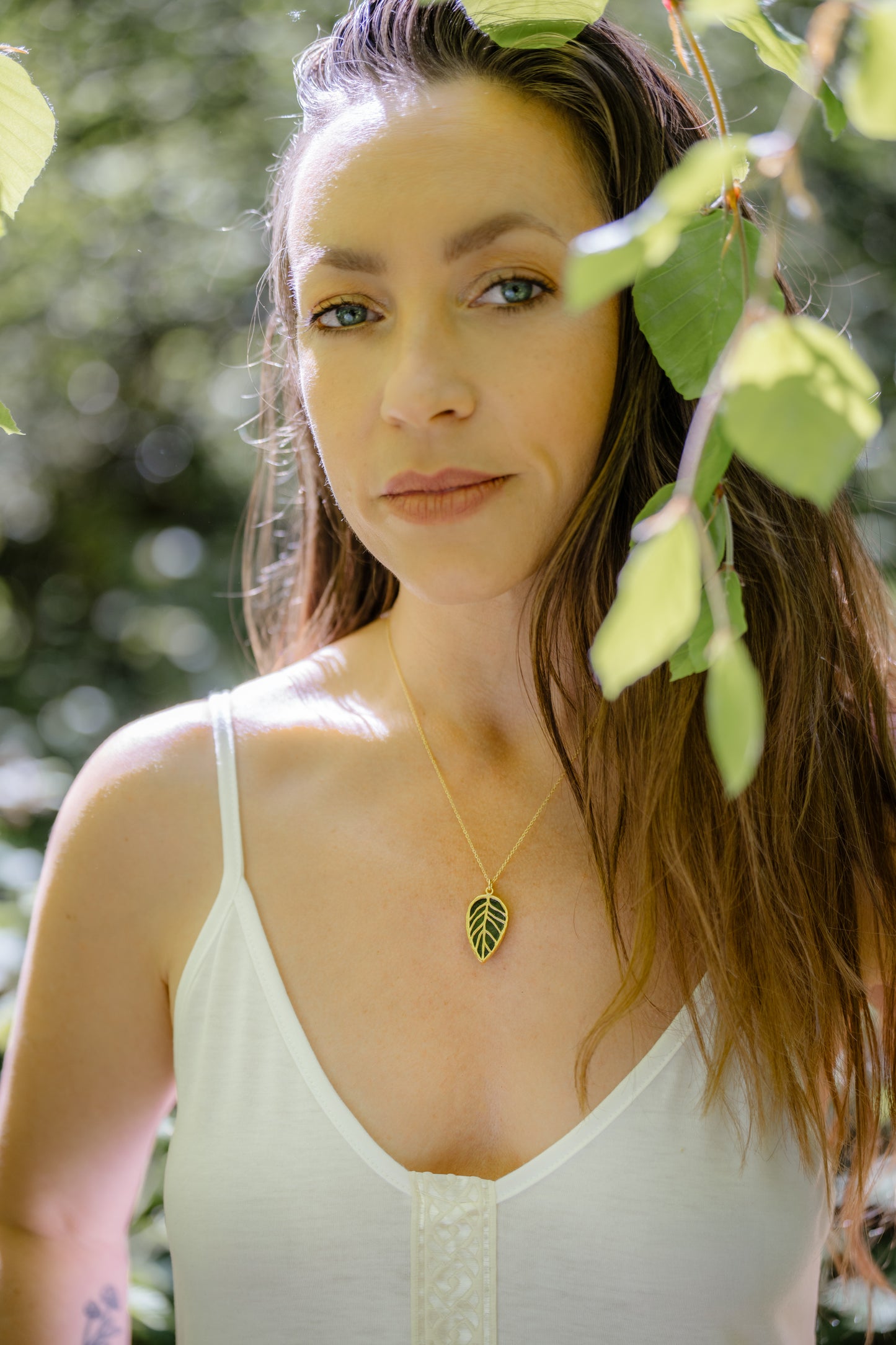 Tree of Life Leaf Necklace - A Celtic Symbol of Heart Wisdom, Healing & Abundance