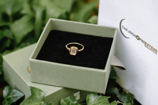 Heart of Imbolc Ring - A Talisman of Sacred Love, Healing, and Inner Fire